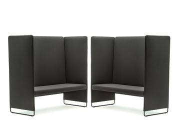 Zippo sofaer med høje sider 140 cm - Akustikforbedrende lounge møbler